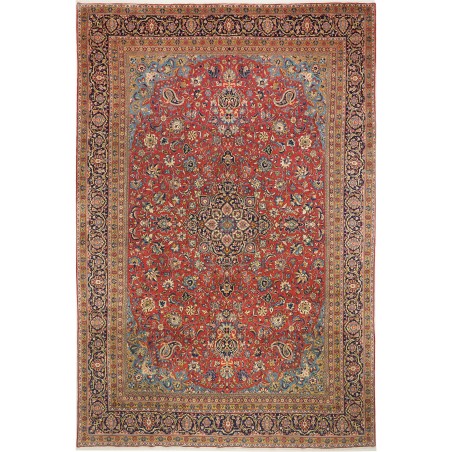 Tappeto Shahreza Persia marrone grigio 287x430