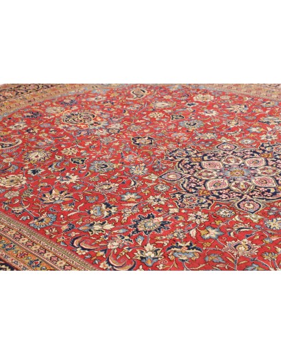 Tappeto Shahreza Persia marrone grigio 287x430