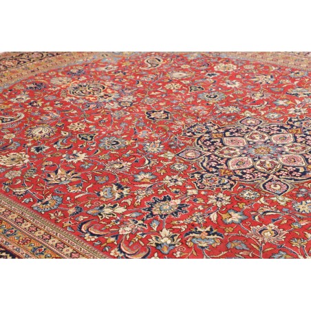Tappeto Shahreza Persia marrone grigio 287x430