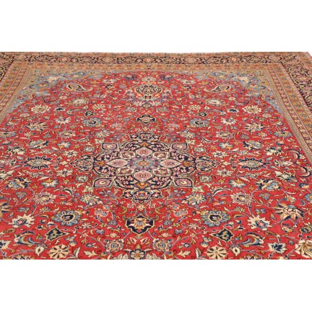 Tappeto Shahreza Persia marrone grigio 287x430