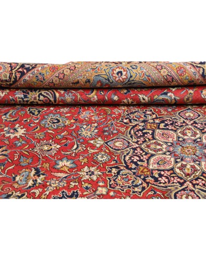 Tappeto Shahreza Persia marrone grigio 287x430