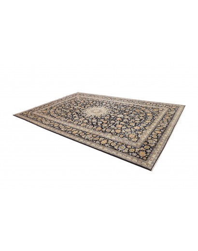Tappeto Kashan Persia marrone blu 258x375