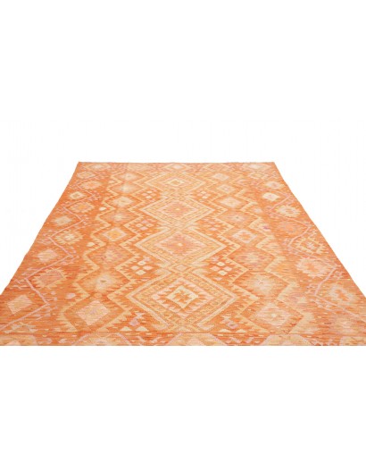 Tappeto Kilim Afghanistan arancione 203x291
