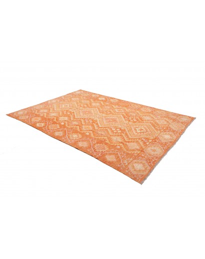 Tappeto Kilim Afghanistan arancione 203x291