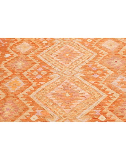 Tappeto Kilim Afghanistan arancione 203x291