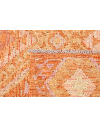 Tappeto Kilim Afghanistan arancione 203x291
