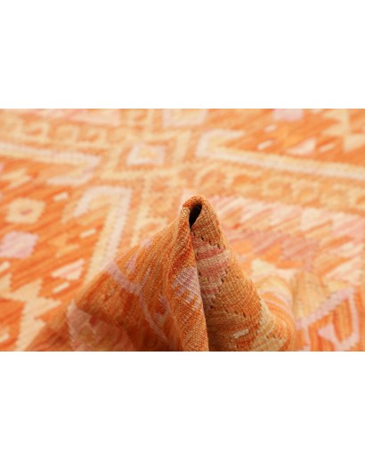 Tappeto Kilim Afghanistan arancione 203x291