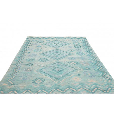 Tappeto Kilim Afghanistan blu 202x295