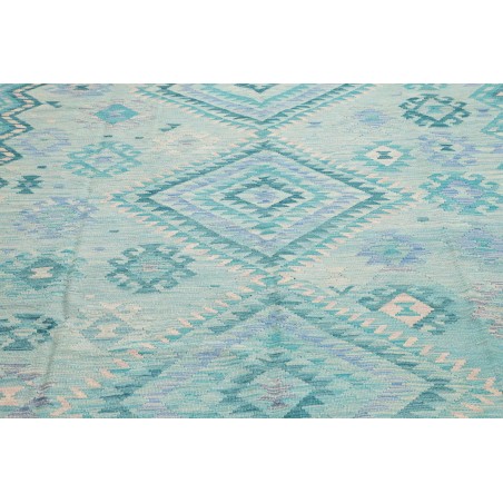 Tappeto Kilim Afghanistan blu 202x295