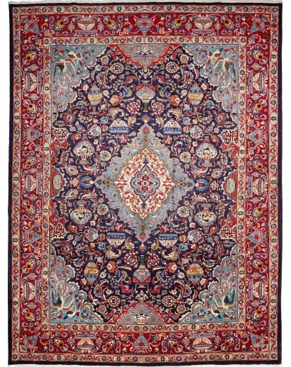 Tappeto Kashamr Zirkhaki Persia marrone bianco 292x390