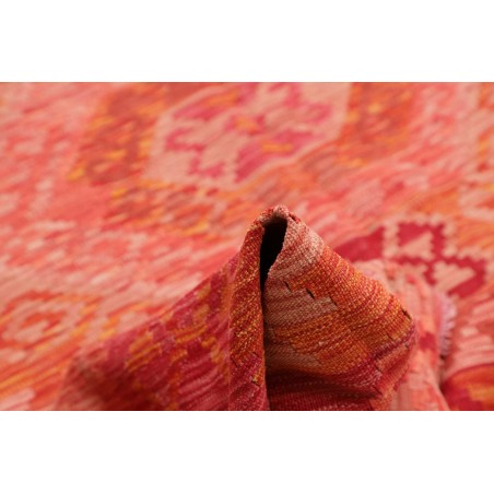 Tappeto Kilim Afghanistan rosso arancione 203x292