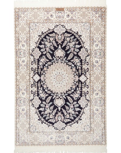 Tappeto Nain 6La Persia bianco marrone 127x195
