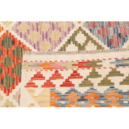 Tappeto Kilim Afghanistan giallo arancione 203x289