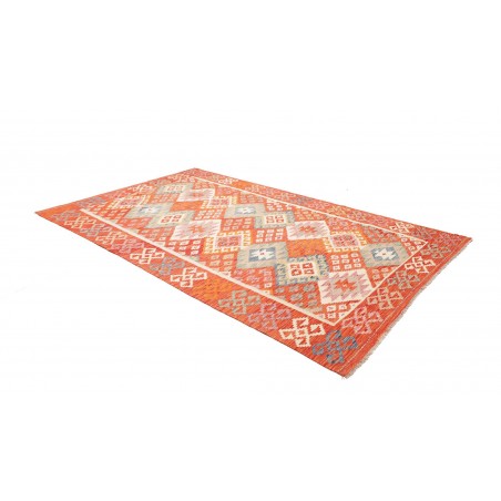 Tappeto Kilim Afghanistan marrone giallo 198x299