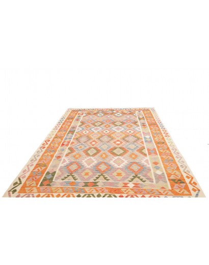 Tappeto Kilim Afghanistan giallo 196x296