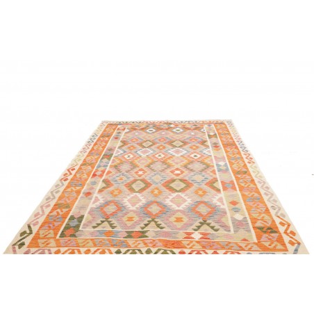 Tappeto Kilim Afghanistan giallo 196x296