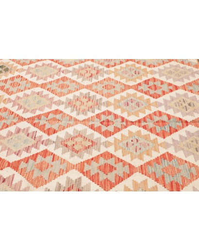 Tappeto Kilim Afghanistan marrone rosso 207x290