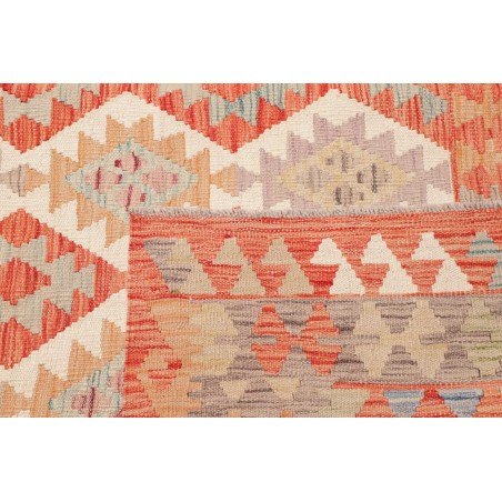 Tappeto Kilim Afghanistan marrone rosso 207x290