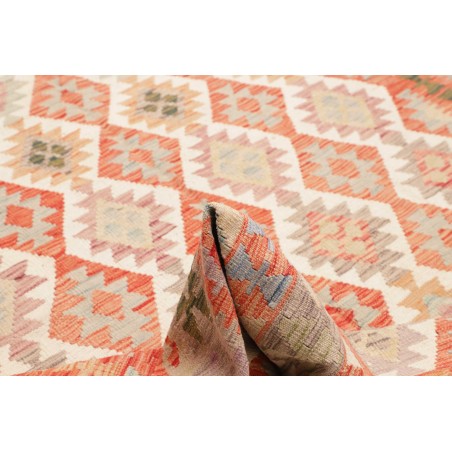 Tappeto Kilim Afghanistan marrone rosso 207x290