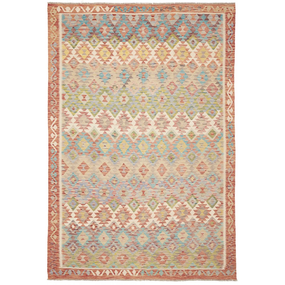 Tappeto Kilim Afghanistan marrone 196x299