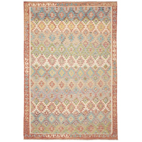 Tappeto Kilim Afghanistan marrone 196x299