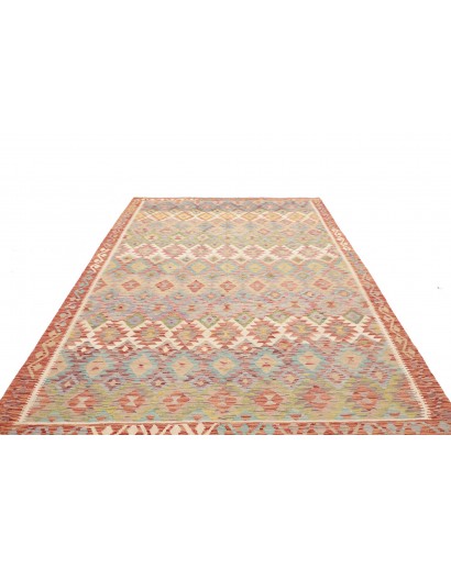 Tappeto Kilim Afghanistan marrone 196x299