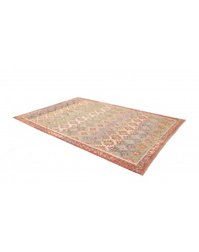 Tappeto Kilim Afghanistan marrone 196x299