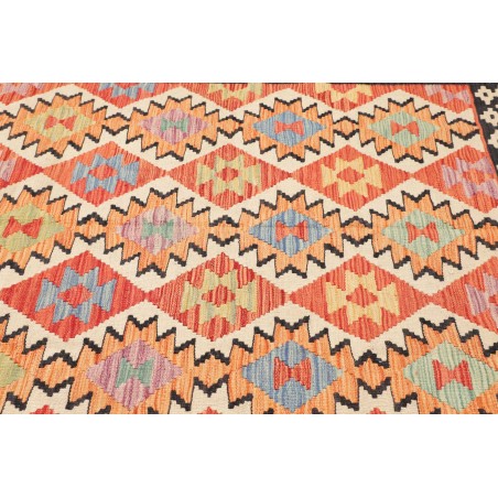 Tappeto Kilim Afghanistan marrone grigio 202x293