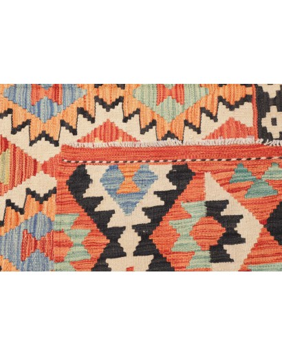 Tappeto Kilim Afghanistan marrone grigio 202x293