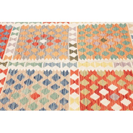 Tappeto Kilim Afghanistan marrone 200x287