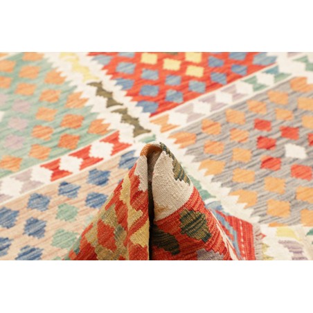 Tappeto Kilim Afghanistan marrone 200x287
