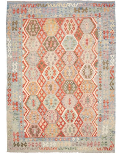 Tappeto Kilim Afghanistan marrone 214x299
