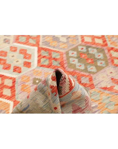 Tappeto Kilim Afghanistan marrone 214x299
