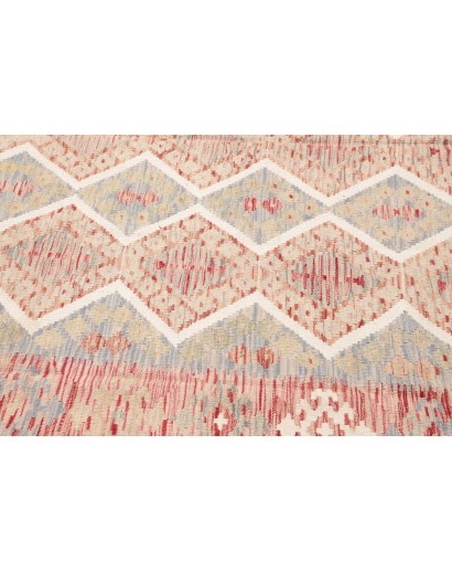 Tappeto Kilim Afghanistan bianco marrone 198x299