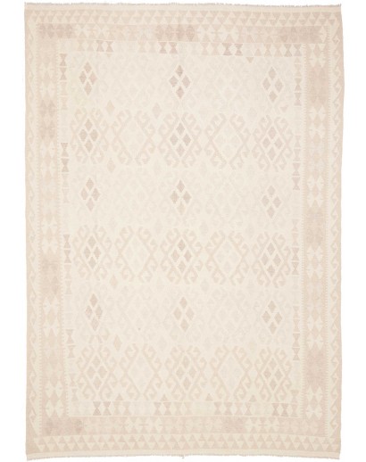 Tappeto Kilim Afghanistan bianco 204x287