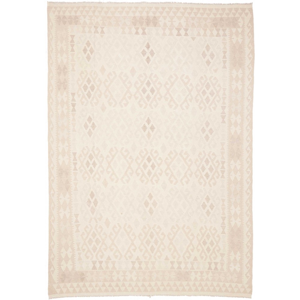Tappeto Kilim Afghanistan bianco 204x287