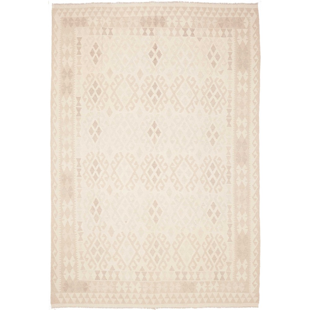 Tappeto Kilim Afghanistan bianco 204x293