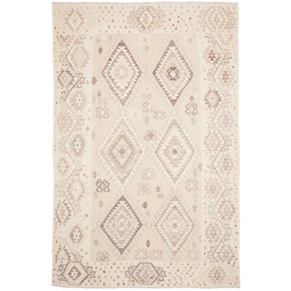 Tappeto Kilim Afghanistan bianco 208x315