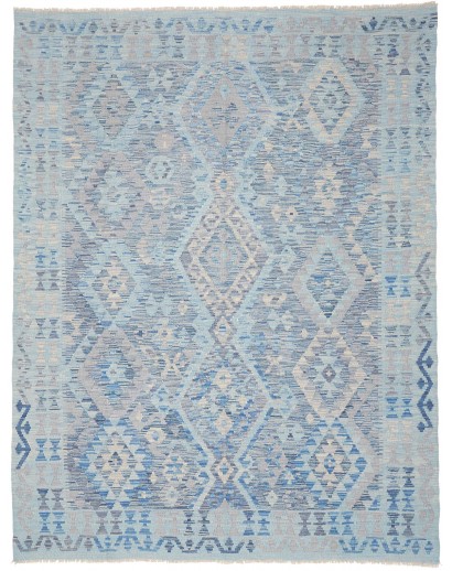 Tappeto Kilim Afghanistan azzurro grigio 181x234