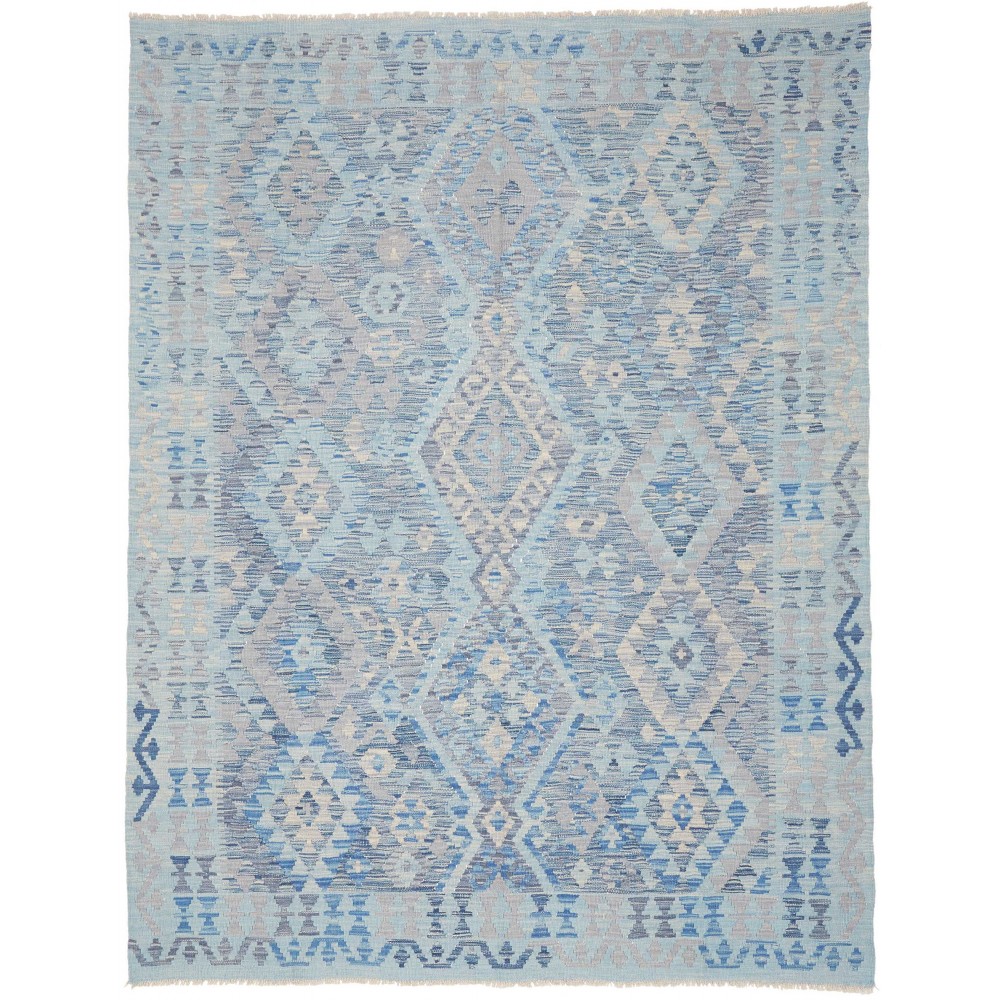 Tappeto Kilim Afghanistan azzurro grigio 181x234