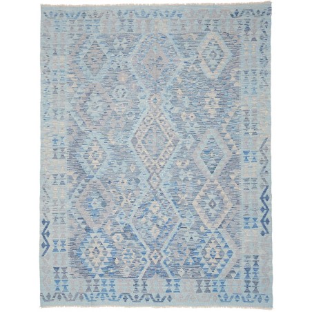 Tappeto Kilim Afghanistan azzurro grigio 181x234