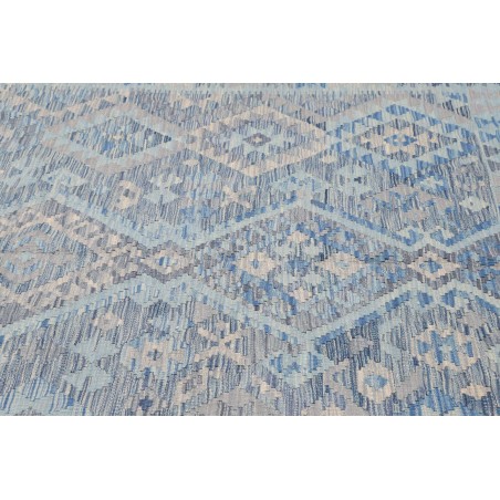 Tappeto Kilim Afghanistan azzurro grigio 181x234