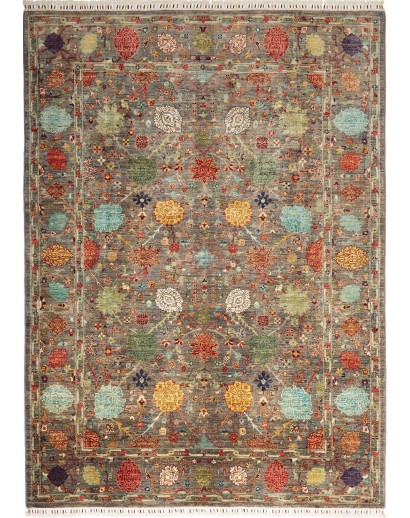 Tappeto Shahi Fine Pakistan bianco grigio 173x247