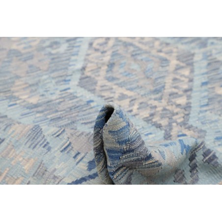 Tappeto Kilim Afghanistan azzurro grigio 181x234