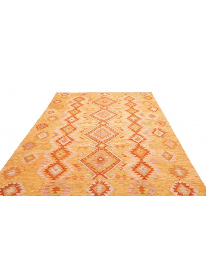 Tappeto Kilim Afghanistan marrone 201x295