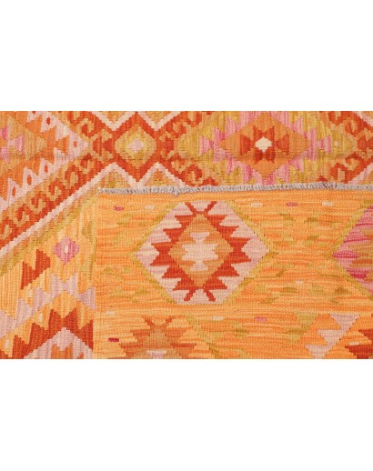 Tappeto Kilim Afghanistan marrone 201x295