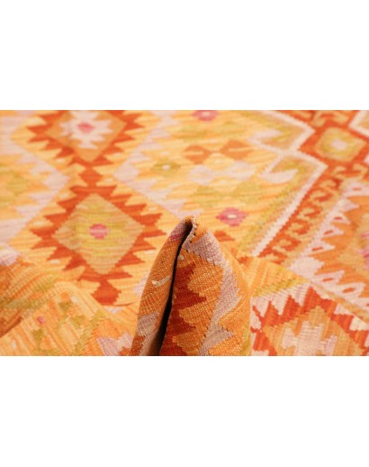 Tappeto Kilim Afghanistan marrone 201x295