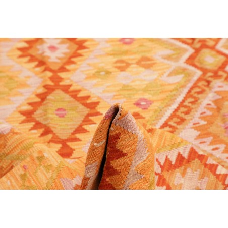 Tappeto Kilim Afghanistan marrone 201x295