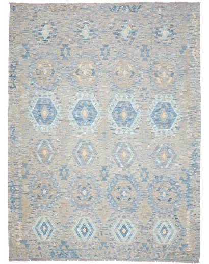 Tappeto Kilim Afghanistan beige grigio 219x294