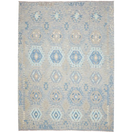 Tappeto Kilim Afghanistan beige grigio 219x294